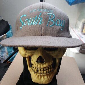 Hood Los Angeles South Bay Script Snap Back Hat Cap
